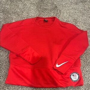 Nike Olympic USA Red Sweater